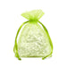 Lime Favor Bags | Sheer Green Bags | Lime Green Flat Organza Bags - 3in. x 4in. - 30 Pieces/Pkg. (pm09870167)