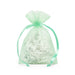 Mint Favor Bags | Sheer Green Bags | Mint Green Flat Organza Bags - 3in. x 4in. - 30 Pieces/Pkg. (pm09870168)
