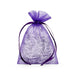 Purple Favor Bags | Sheer Purple Bags | Dark Purple Flat Organza Bags - 2in. x 3in. - 30 Pieces/Pkg. (pm09870081)