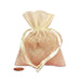 Ivory Woven Favor Bag | Ivory Muslin Bag - 3in. x 4in. - 12 Pieces/Pkg. (pm09926152)