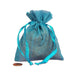 Blue Woven Favor Bag | Blue Muslin Bag - 4in. x 5in. - 12 Pieces/Pkg. (pm09926270)