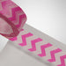 Pink Washi Tape, Pink Zig Zag Tape, White and Light Pink Zig Zag Washi Tape - 9/16in. x 10 Yards (pm341336a)
