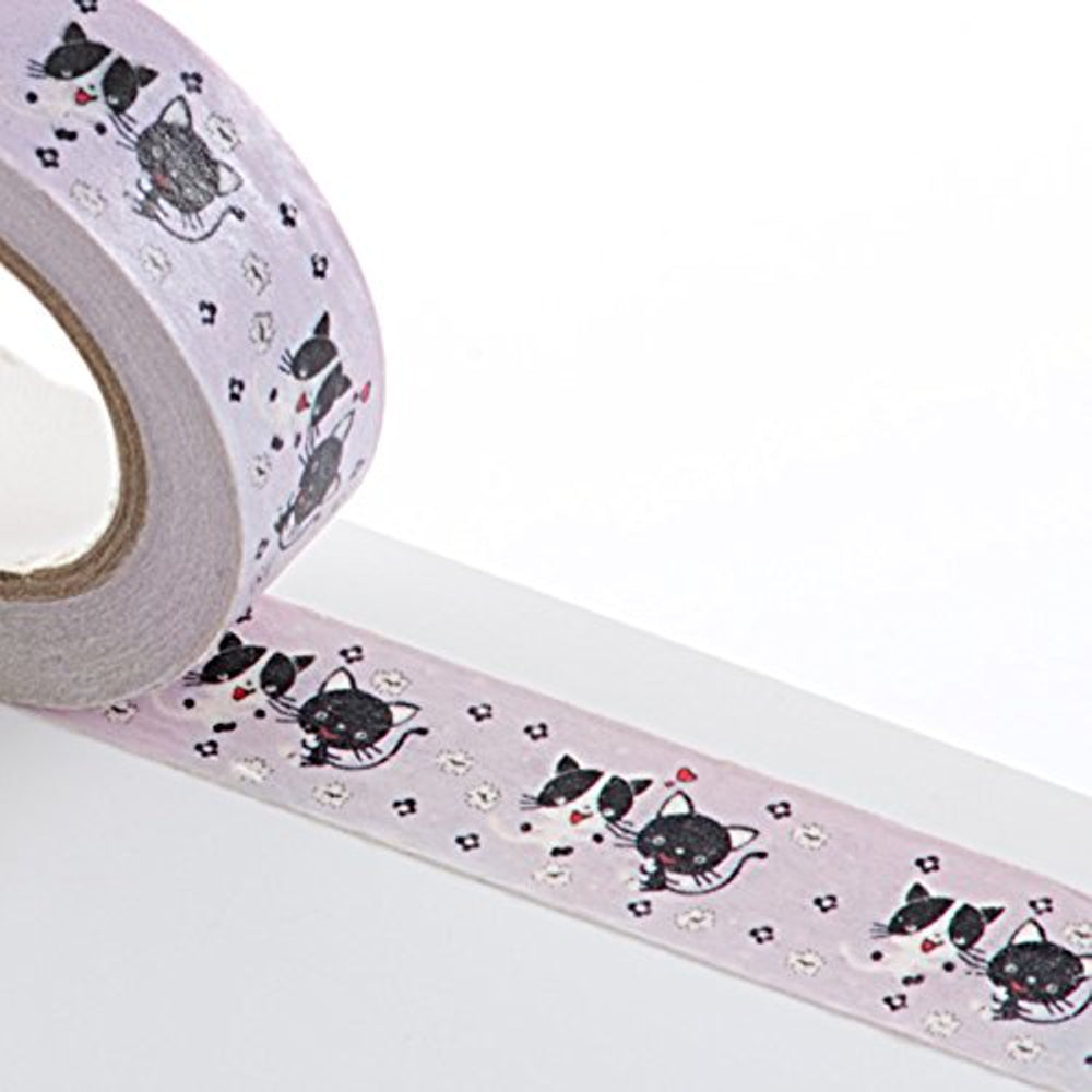 Black Washi Tape - 9/16in. X 10 Yards - Solid Colored (pm34500320