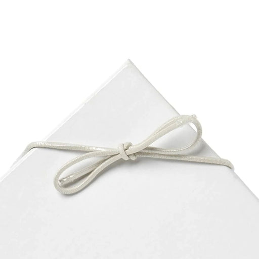 White Stretch Loops | Elastic White Bows | Pearl White Stretch Loops - 10in. - 50 Pieces/Pkg. (pm441010AP)