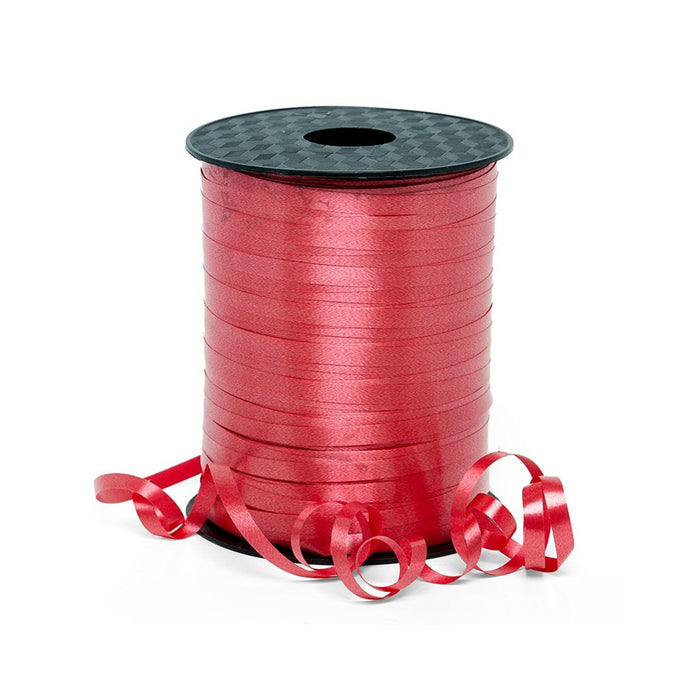 Scarlet Red Ribbon | Scarlet Red Curling Ribbon | Scarlet Red Smooth Finish Curling Ribbon - 3/16in. x 500 yds (pm44300231)