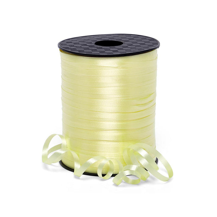 Yellow Balloon Ribbon | Yellow Gift Basket Ribbon | Yellow Smooth Finish Curling Ribbon - 3/6in. x 500 Yds (pm44300250)