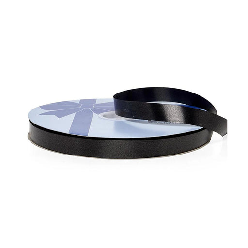 Black Waterproof Ribbon | Black Poly Ribbon | Black Poly Satin Ribbon - 3/4in. x 250 Yards (pm44310820)