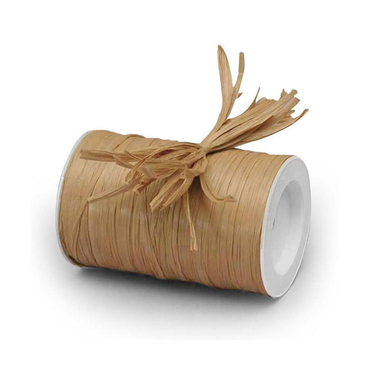 Matte Natural Kraft Paper Raffia Ribbon - 100yd Roll