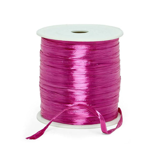 Pink Raffia Ribbon | Azalea Raffia Bows | Azalea Pearlized Raffia Ribbon - 1/4in. x 100 Yards (pm4434933)
