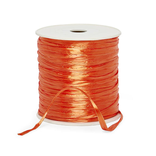 Orange Raffia Ribbon | Orange Raffia Bows | Orange Pearlized Raffia Ribbon - 1/4in. x 100 Yards (pm4434940)
