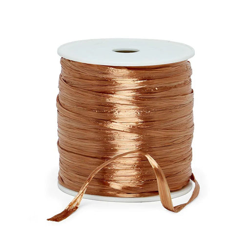 Copper Raffia Ribbon | Copper Raffia Bows | Copper Pearlized Raffia Ribbon - 1/4in. x 100 Yards (pm4434969)
