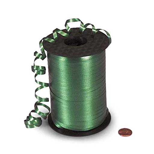 Green Curling Ribbon - Crimped - Forest Green - 3/16in. X 500 Yards (pm4435062)