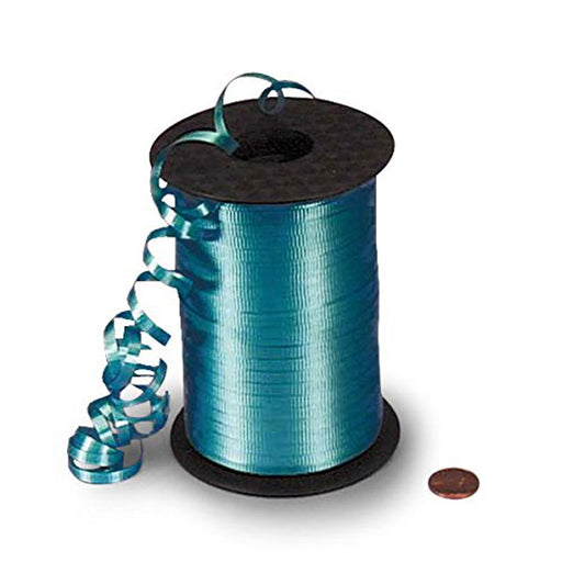Turquoise Curling Ribbon - Crimped - 3/16in. X 500 Yards (pm4435075)