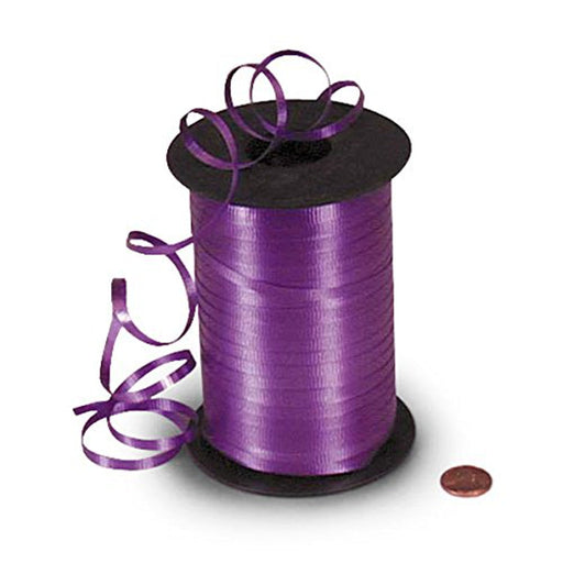 Purple Curling Ribbon, Purple Curly Ribbon, Purple Crimped Curling Ribbon - 3/16" X 500 Yards (pm4435080)