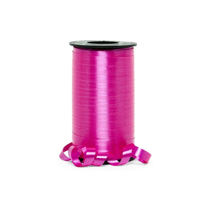 Cerise Balloon Ribbon  Cerise Curling Ribbon - Crimped - 3/8in. x 250 —  Crafted Gift Inc.