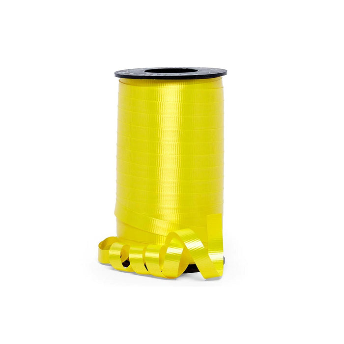 Easter Balloon Ribbon | Yellow Curling Ribbon | Daffodil Crimped Curling Ribbon - 3/8in. x 250 Yds (pm4435651)