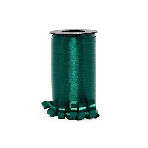 Dark Green Curling Ribbon | Hunter Balloon Ribbon | Forest Green Curling Ribbon - Crimped - 3/8in. x 250 Yds (pm4435662)