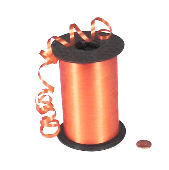 Orange Curling Ribbon - 3/16in. Wide - Smooth Finish - 500 Yards (pm4436040)