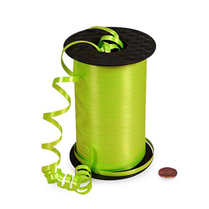 Lime Green Curling Ribbon - Smooth Finish - 3/16in. X 500 Yards (pm4436067)