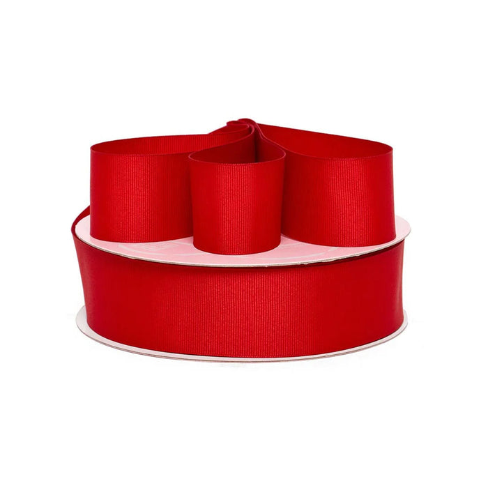 Red Ribbed Ribbon | Red Grosgrain Ribbon - 5/8in. x 50 Yards (pm46058530)
