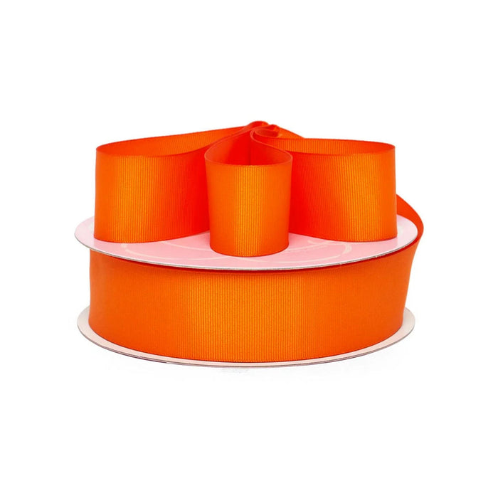 Orange Ribbed Ribbon | Orange Grosgrain Ribbon - 5/8in. x 50 Yards (pm46058540)