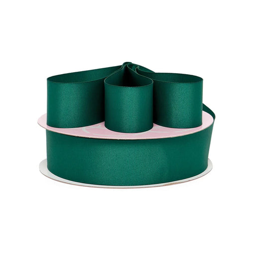 Dark Green Grosgrain  Forest Green Grosgrain Ribbon - 5/8in. x 50 Yar —  Crafted Gift Inc.