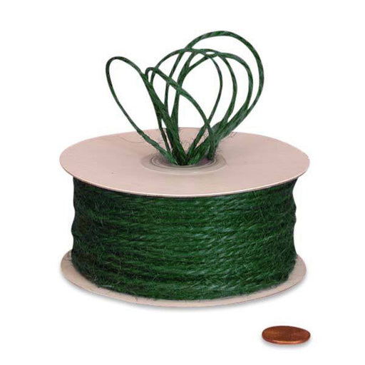 Green Jute String | Dark Green String | Colored Jute Cord - Hunter Green - 1.5mm x 100 Yards (pm4824019)