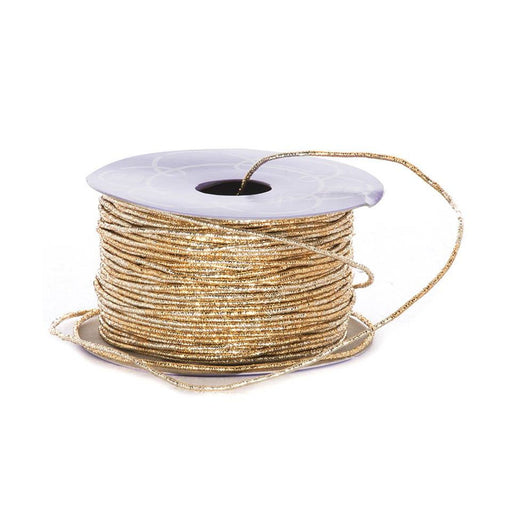 Gold Twine | Gold Cord | Gold String | Gold Variegated Metallic Cord - 1.5mm x 50 yards (pm48311505)