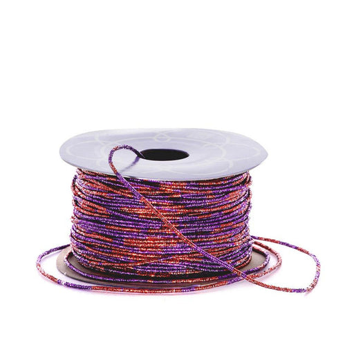 Red Purple Twine | Red Purple Cord | Red Purple String | Red and Purple Variegated Metallic Cord - 1.5mm x 50 yards (pm48311507)