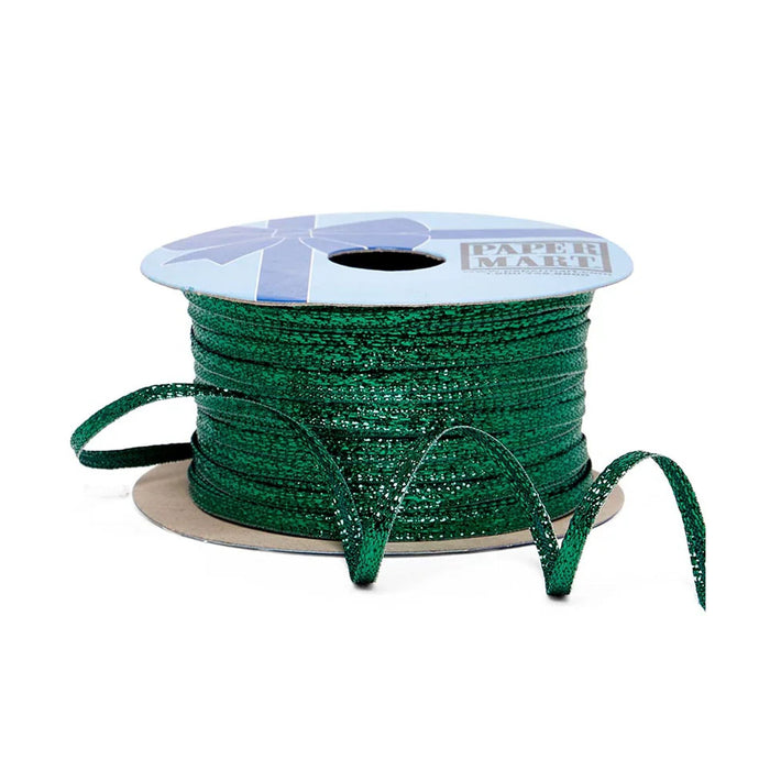 Sparkly Green Cord, Green Metallic String