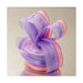 Purple Pink Ribbon | Purple Pink Bows | Lavender Pink Lines Satin Sheer Wired Ribbon - 1 1/2in. x 10 Yards (pm563521504)