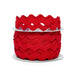 Large Red Ric Rac | Red Wavy Trim | Large Red Ric Rac Trim - 11mm x 25 Yards (pm570101330)