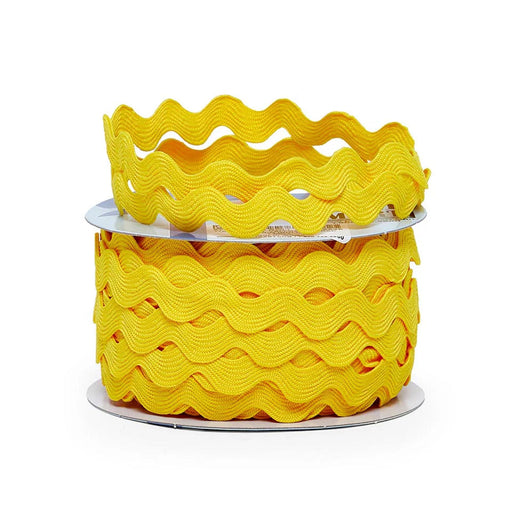 Yellow Ric Rac | Yellow Costume Trim | Large Yellow Ric Rac Trim - 11mm x 25 Yards (pm570101350)