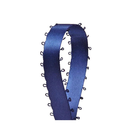 Royal Blue Picot Edge Ribbon | Royal Blue Picot Satin Ribbon - Double Faced - 3/8in. x 50 Yards (pm575180470)
