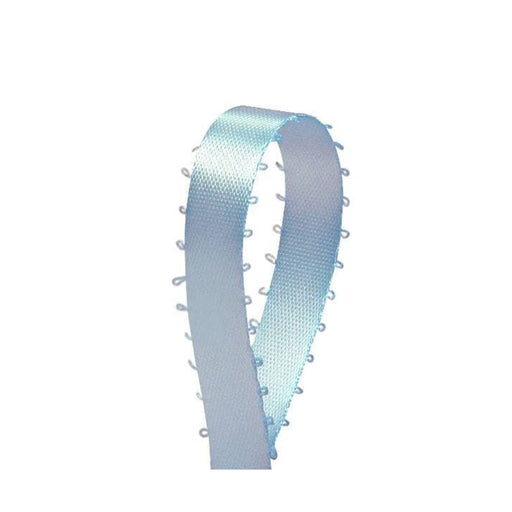 Blue Picot Ribbon | Blue Picot Edge | Light Blue Picot Satin Ribbon - Double Faced - 3/8in. x 50 Yards (pm575180478)