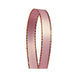 Pink Gold Ribbon | Pink Gold Embellishment | Light Pink Gold Edge Satin Ribbon - 3/8in. x 50 Yards (pm57520335)