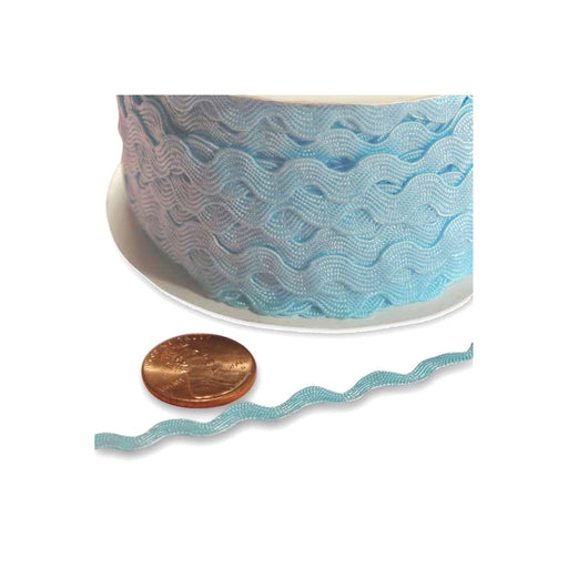 Pastel Blue Rick Rack | Light Blue Ric Rac Trim - 5mm x 25 Yards (pm5824579)