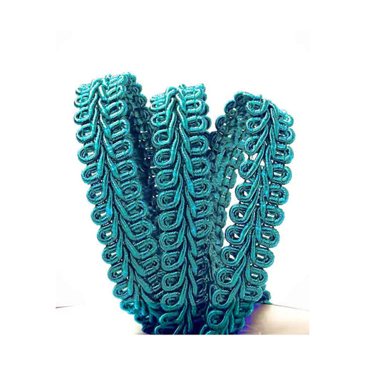 Turquoise Costume Trim | Turquoise Gimp | Turquoise Blue Guimp Braid Trim - 3/8in. x 10 Yds (pm5828477)