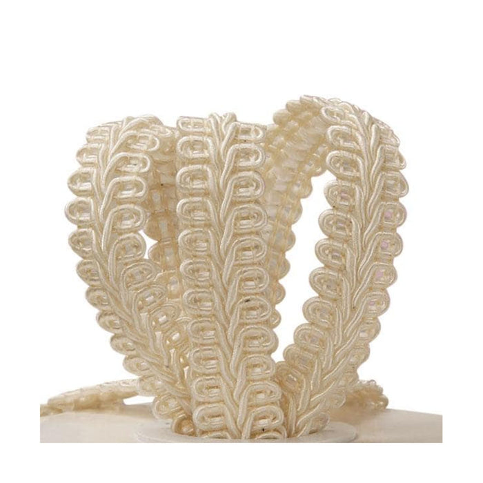 Ivory Curtain Trim | Cream Gimp | Gimp Braid Trim - Ivory - 5/8in. x 10 Yds (pm5828752)