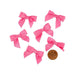 Premade Pink Bows, Hot Pink Satin Bows - Pre-Tied - 1 3/8in. - 50 Pieces/Pkg. (pm601333)