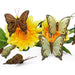 Green Butterflies | Butterfly Decoration | Fiery Jewel Butterflies - 3 1/4in. x 2 1/4in. - Green and Brown - 12 Pieces/Pkg. (pm60910305)
