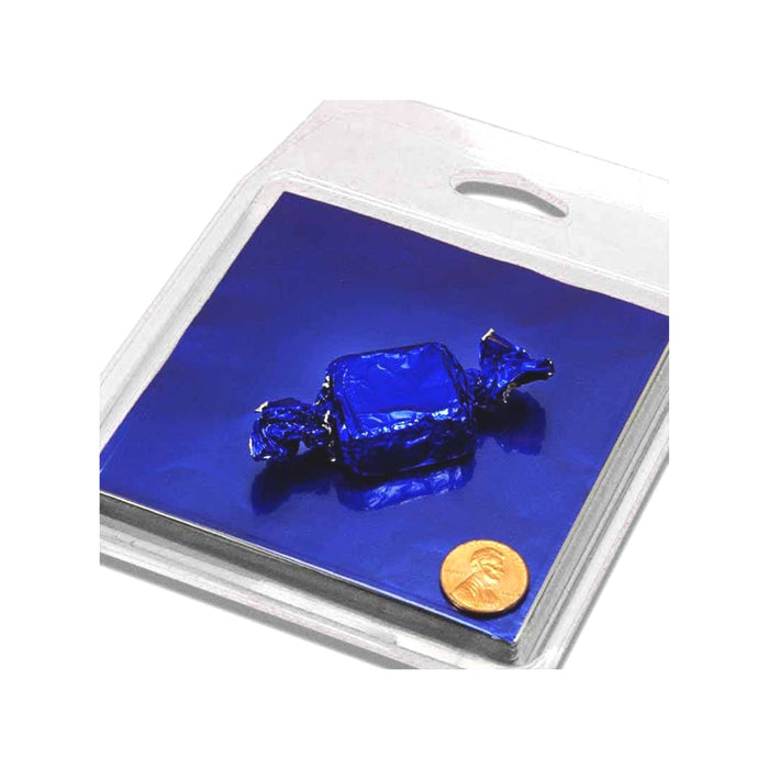 Royal Blue Candy Wrappers | Dark Blue Candy Wrappers - Foil - Square - 3in. x 3in. - 125 Pieces/Pkg. (pm849903172)