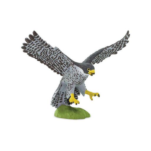 Miniature Falcon | Falcon Model | Toy Falcon | Peregrine Falcon Figurine - 1.57in. L x 3.82in. W x 2.83in. H - 1 Piece (sl100094)