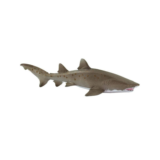 Mini Sand Tiger Shark | Shark Model | Toy Shark | Sand Tiger Shark Figurine - 6.5in. L x 2.5in. W x 1.5in. H - 1 Piece (sl100369)