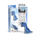Dinosaur Puzzle | Dinosaur Toy | EUGY Brontosaurus 3D Puzzle - Completed Size  2.99in. L x 1.3in. W x 2.99in. H (sl105589)