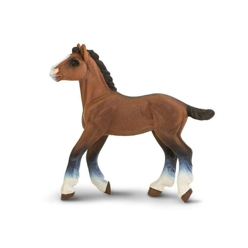 Mini Clydesdale Baby | Mini Clydesdale Foal | Clydesdale Foal Figurine - 3.2in. L x 0.9in. W x 3.2in. H - 1 Piece (sl151405)
