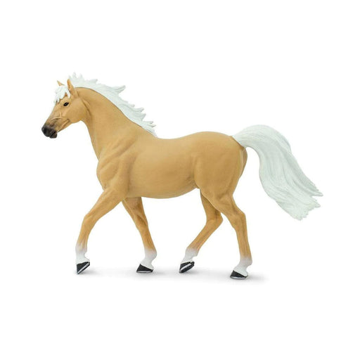 Palomino Figurine | Miniature Palomino | Palomino Mustang Stallion Figurine - 5.65in. L x 1.5in. W x 4.2in. H - 1 Piece (sl152305)