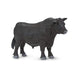 Mini Angus Bull | Angus Bull Figurine - Hard Plastic - 5.3in. L x 1.65in. W x 3.1in. H - 1 Piece (sl160729)
