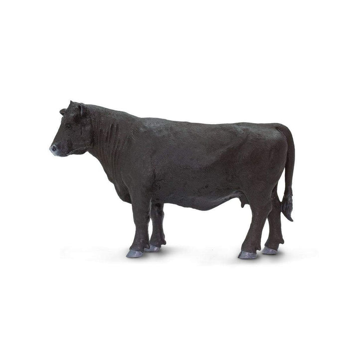 Miniature Black Angus | Angus Cow Figure | Angus Cow Figurine - 4.6in. L x 1.25in. W x 2.95in. H - 1 Piece (sl160829)