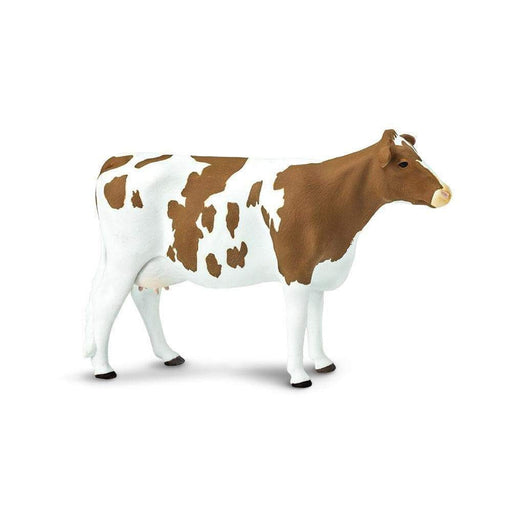 Mini Dairy Cow | Ayrshire Cow Figure | Ayrshire Cow Figurine - 5.1in. L x 1.35in. W x 3.3in. H - 1 Piece (sl162129)